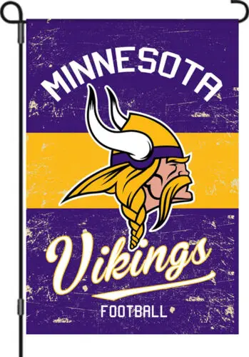 Vintage Minnesota Vikings garden flag 12