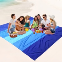 Quick-Dry Waterproof Beach Blanket - Sandproof - Perfect For Outdoor Picnics, Camping, Hiking & Travel - Includes Carry Bag