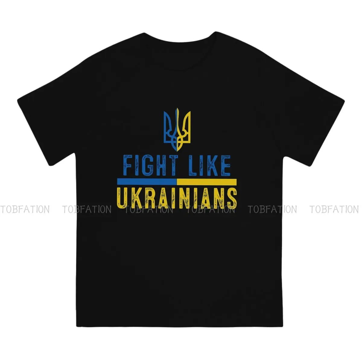 Fight Like Ukrainians Ukraine Tshirt Top Graphic Men Vintage Grunge Summer Men's Clothes Cotton Harajuku T Shirt