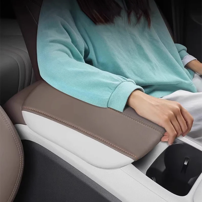 For BYD Song Pro 2023 2024 Leather Handrail Armrest box panel Decorative protective cover pad interior modification Auto Parts - Image 4