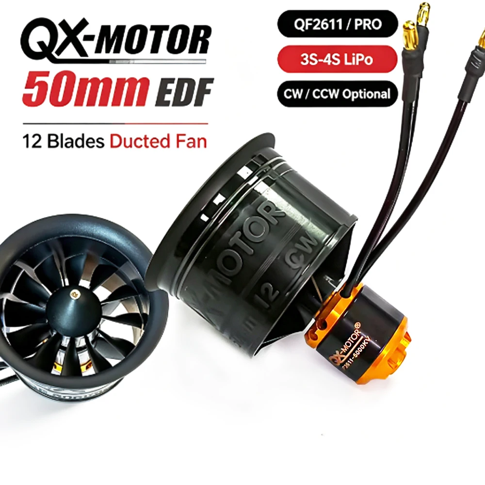 Rc Helicopter Blade - Ventilador EDF de 50 mm y