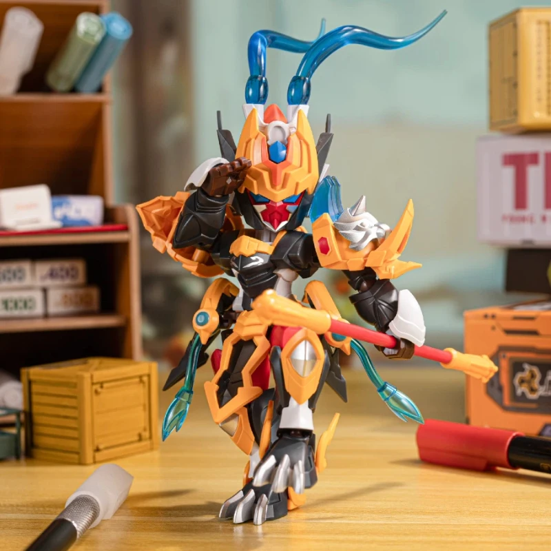 Motore Nucleare Serie di Battaglie Assemblaggio Scatola Cieca Onda 2 Q Versione Sun Wukong Modello di Montaggio Kit Action Figures Alla Moda Toy Boy Regalo