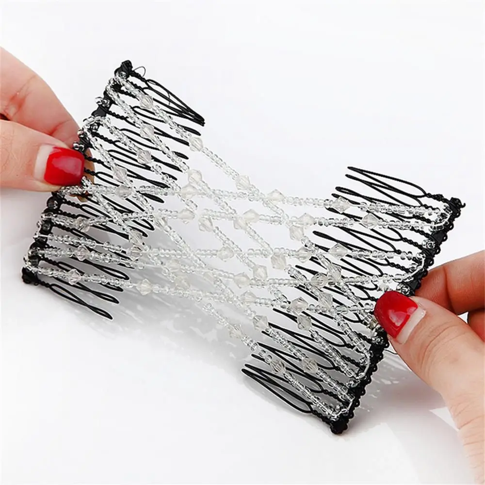 Woman Elastic Magic DIY Toll Vintage Fashion Headband Hair Maker Bun Hair Combs Metal Hairpins Hair Accessories