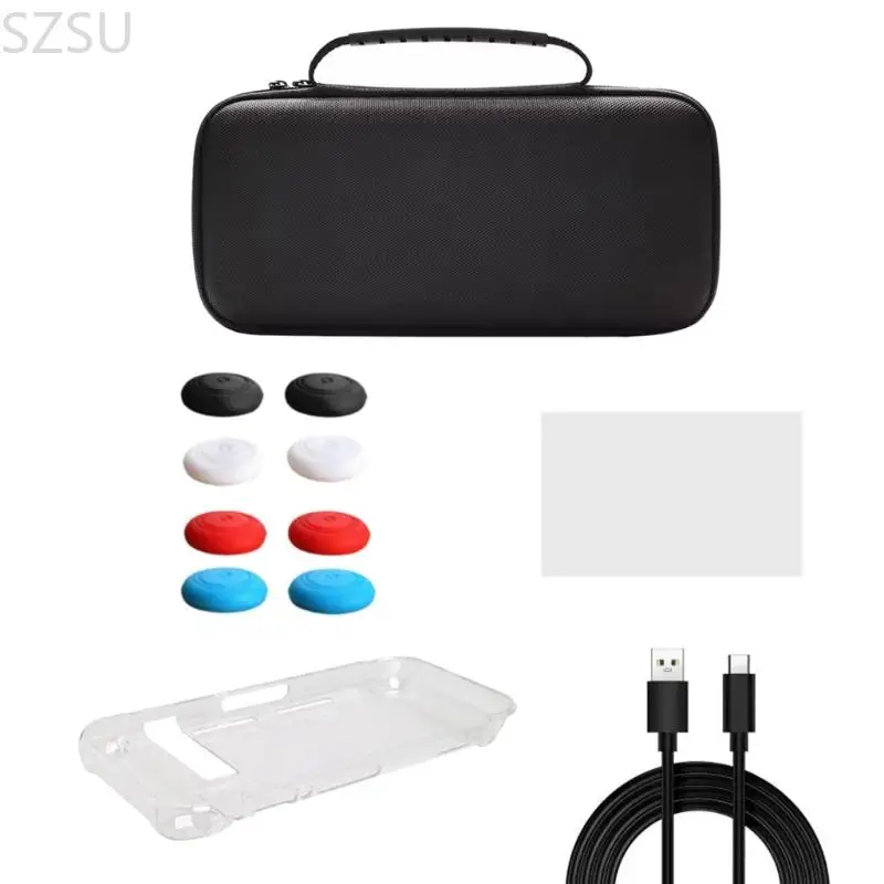 SZSU – complet pour Console jeu NSW2, comprend étui transport, coque rigide, d'écran en