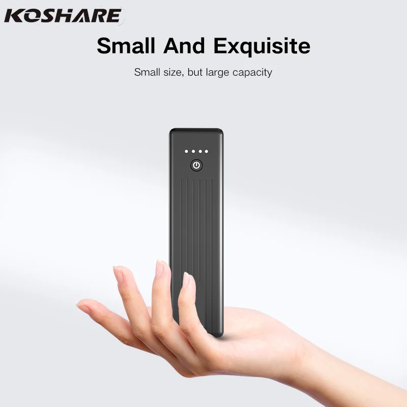 بنك طاقة متنقل صغير من KOSHARE، بنك طاقة متنقل بشاشة رقمية LED، مناسب لهاتف Iphone وHuawei وXiaomi، مع TYPE-C #3