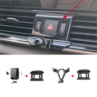 1Lot ABS Material For 2018-2023 Audi Q5 FY Special Car Phone Holder Fixed Bracket Stand Mobile Gravity Linkage