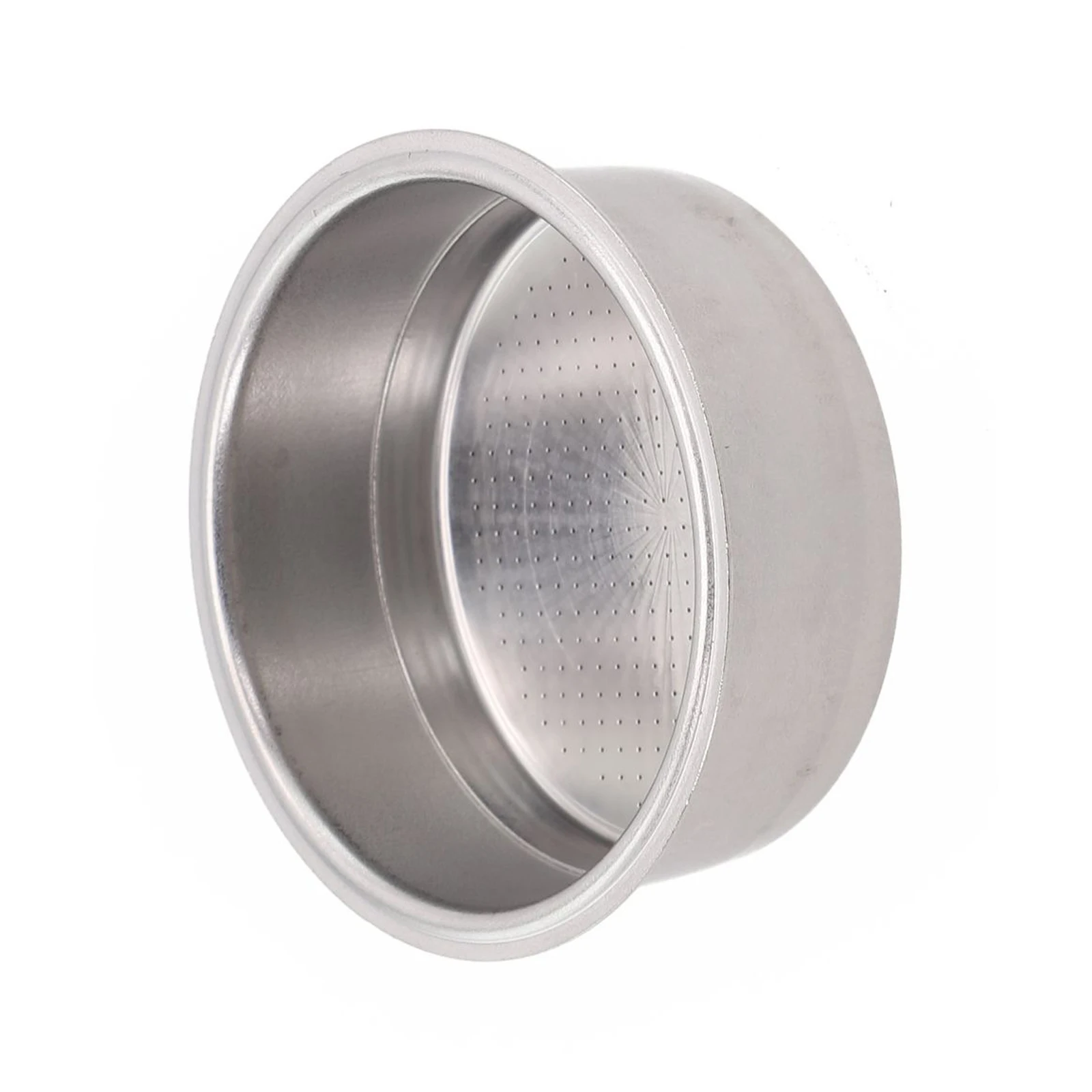 1pc 51mm Coffee Blind Filter Basket 2 Cup Stainless Steel Non Pressurized Filter Cup Sliver Kitchen Dining Bar Tools Parts