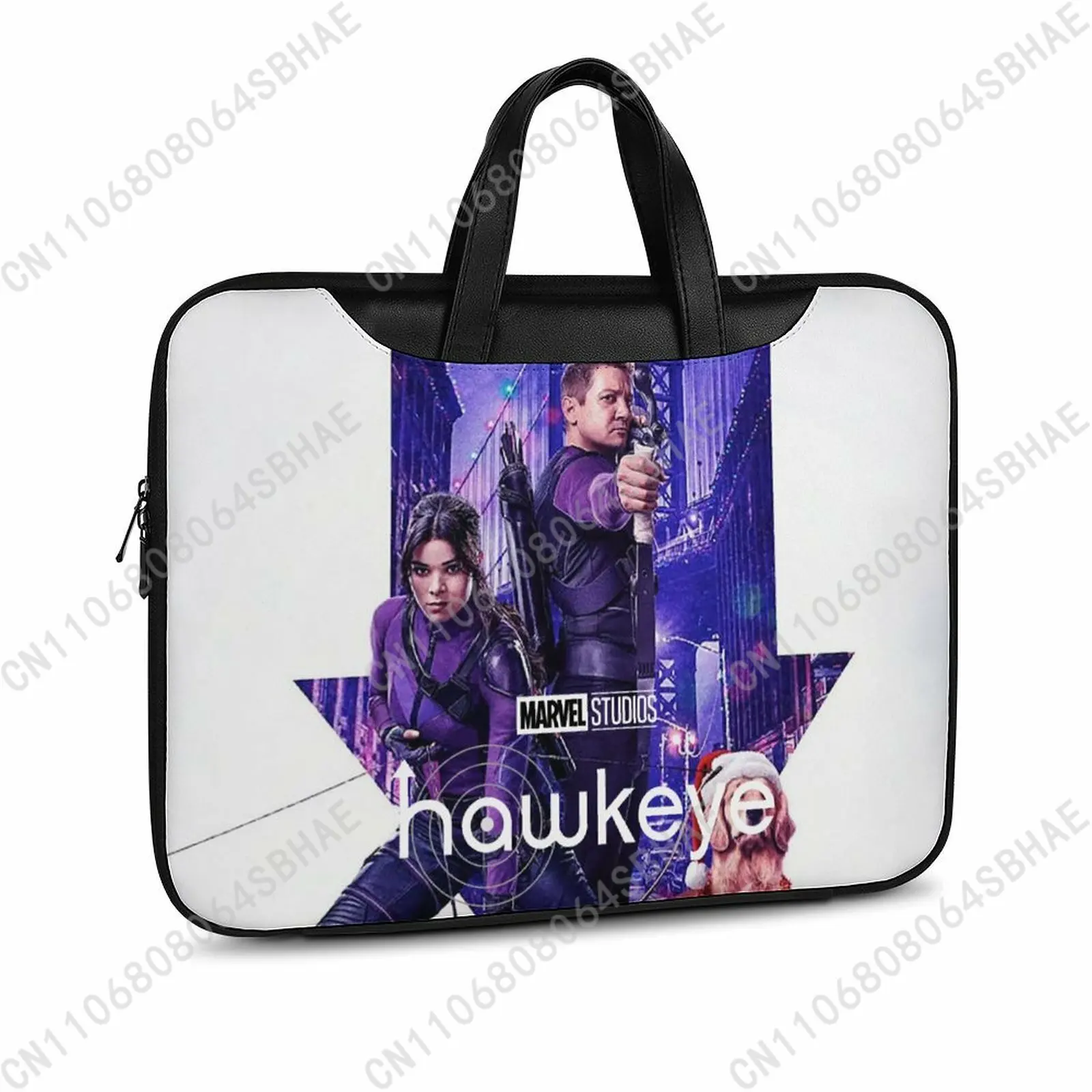 

Кожаный портфель Marvel Hawkeye на заказ, унисекс, для ноутбука, деловой, в стиле ретро, из натуральной кожи, для косплея