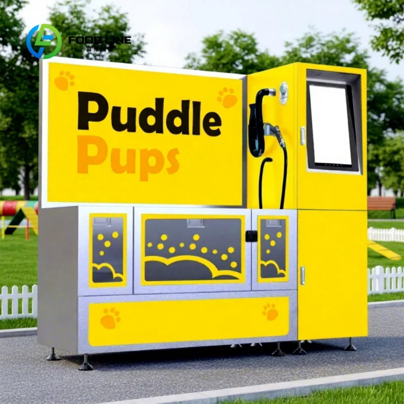 Customized Automatic Self-Service Vending Machine for Pets Portable Pet Cleaning & Bathing Station Cat Washing Station