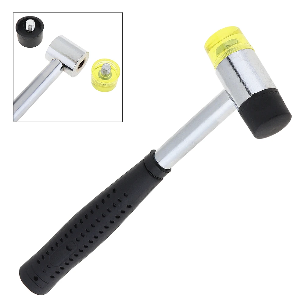 C2 25/30/35/40 mm Rubber Multifunctional Hammer Double Faced Work Glazing Window Beads Hammer Nylon Head Mallet Tool