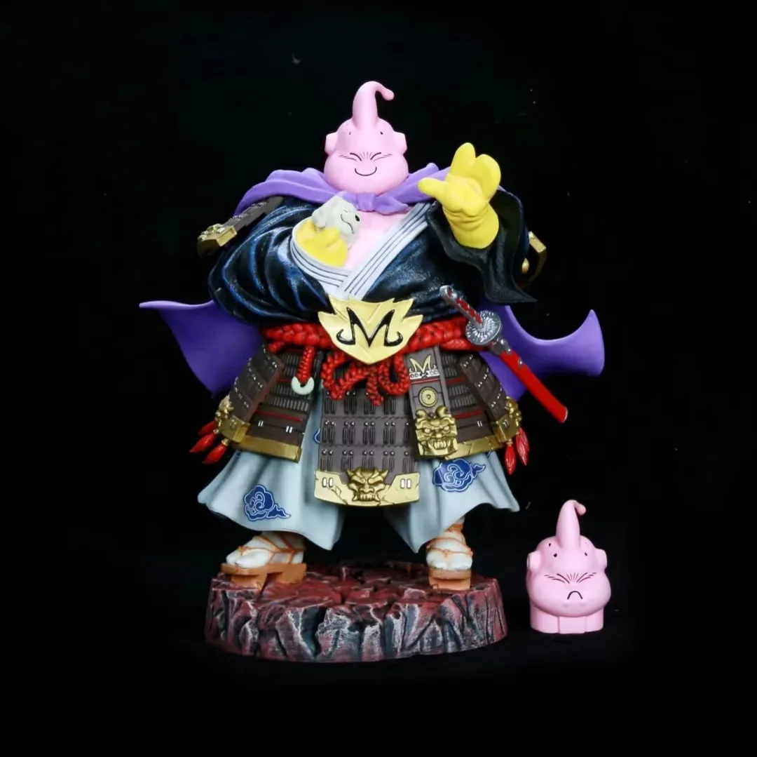 Super Saiyan Figure GK Wind Samurai Series Majin Fat Buu Statue Scene Model Collectible Figurine