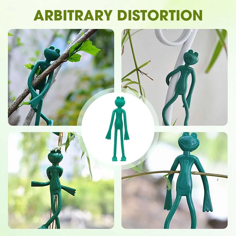 5pcs Green Frog Plant Stands, Suitable for Small Potted Plants And Budding Plants, Perfect Indoor Garden Decorations