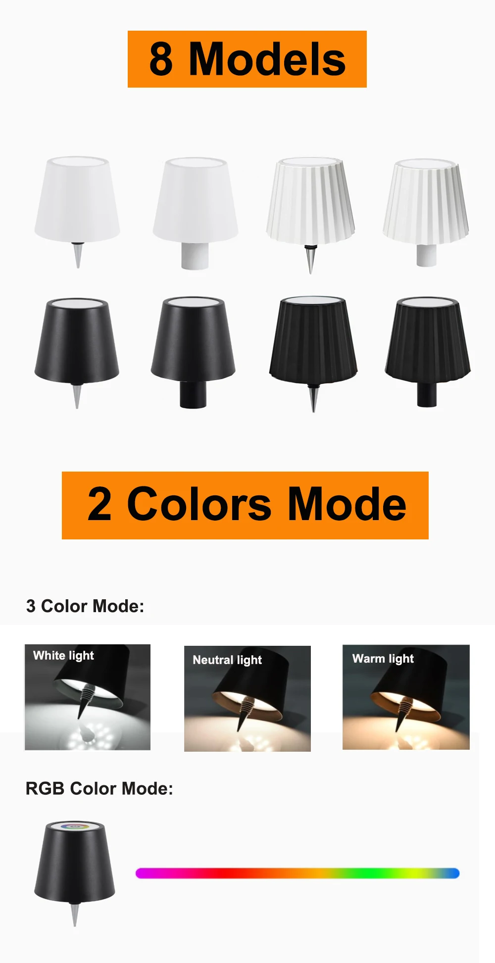 KFV Wireless Table Lamp Wine Bottles LED Bottle Light Outdoor Use Touch Control Desk Light For Restaurants Bars Festival Party