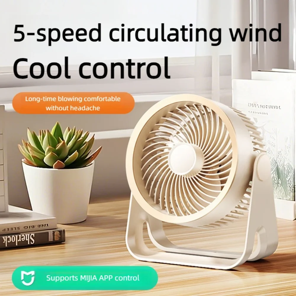 Multifunctional Electric Fan Wireless Portable Air Circulator Fan  Desktop Wall Ceiling Air Cooling Home Quiet Ventilator