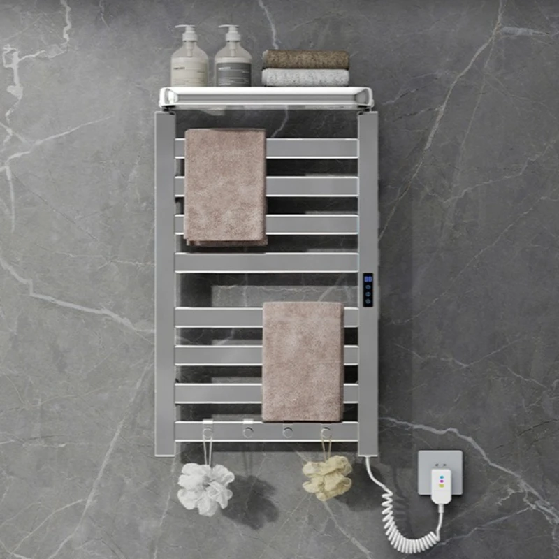 

Настенный электрический полотенцесушитель-стерилизатор для больших полотенец, с термостатом, водонепроницаемый, умный, для ванной комнаты