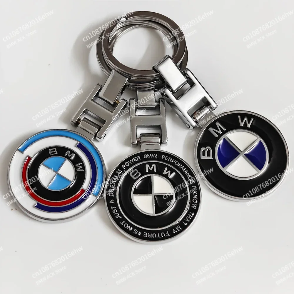 50th Anniversary Car Alloys Key Rings for BMW E90 E60 E91 F35 E93 G20 G30 G38 F12 G15 G16 X3 X5 X7 X8 M3 M5 Interior Mouldings