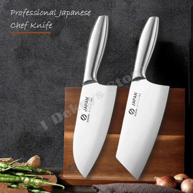 Professional Japanese Kitchen Knives Set Chef Cleaver 3cr13 Stainless Steel Vegetable Cutter Meat Slicing Japan Kitchen Knife