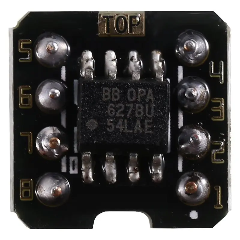 A99E-OPA627BU SOP8 To DIP8 Dual Operational Amplifier Chip Low Distortion Low Noise High Speed Dual OP AMP Module.