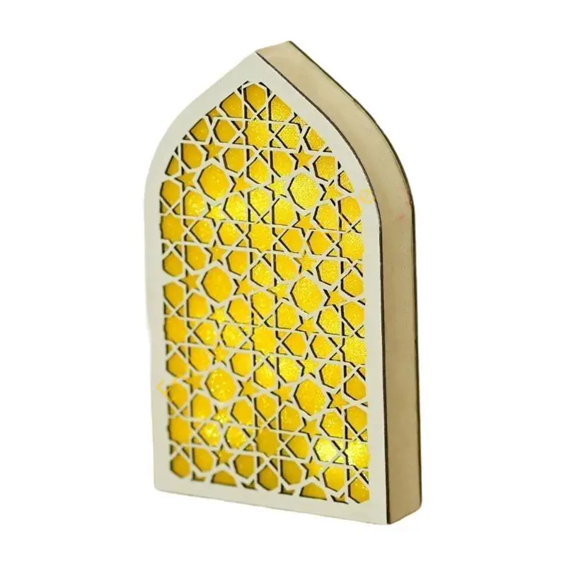 قادت إضاءة العيد الخشب معلقة ديكورات مهرجان المسلمين الاحتفال رمضان المسجد الزخرفة زخرفة الزخرفة RXJB