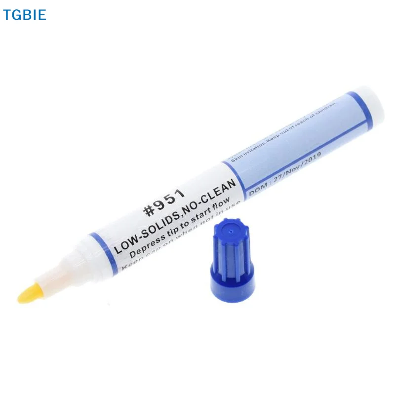 [TL]Soldering Flux Pen 10ml No Clean Low Solids Reliable Welding Accessory for Solar Cell Process Electronic Hobby Projects