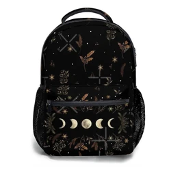 Moonlit Garden-Winter Brown For Girls Large Capacity Student Backpack Cartoon School Backpack 17inch