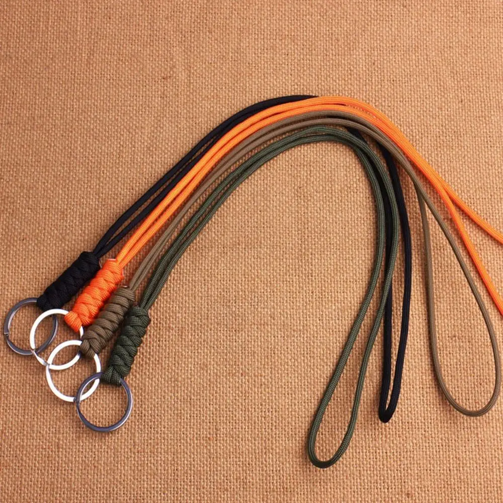 جديد 45 سنتيمتر/14 سنتيمتر Paracord المفاتيح الحبل 20 أنماط مشبك دائري أدوات إنقاذ الطوارئ أداة خارجية