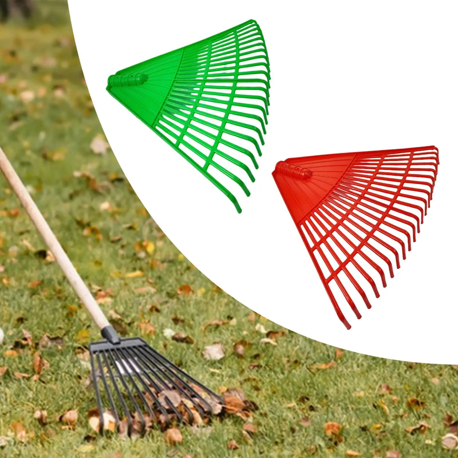 

Garden Leaf Rake Head Versatile Easily Install Gardening Leaf Removal Tool