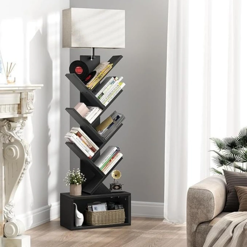 

Bookshelf lamp Floor lamp 6-layer shelf tree-shaped storage lamp