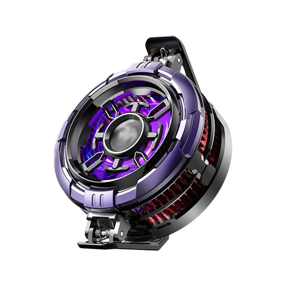 Steel Heart Strong Magnetic Radiator High Power Intelligent Professional Fan Semiconductor Cooling AI Magnetic Game Accesso T0V2