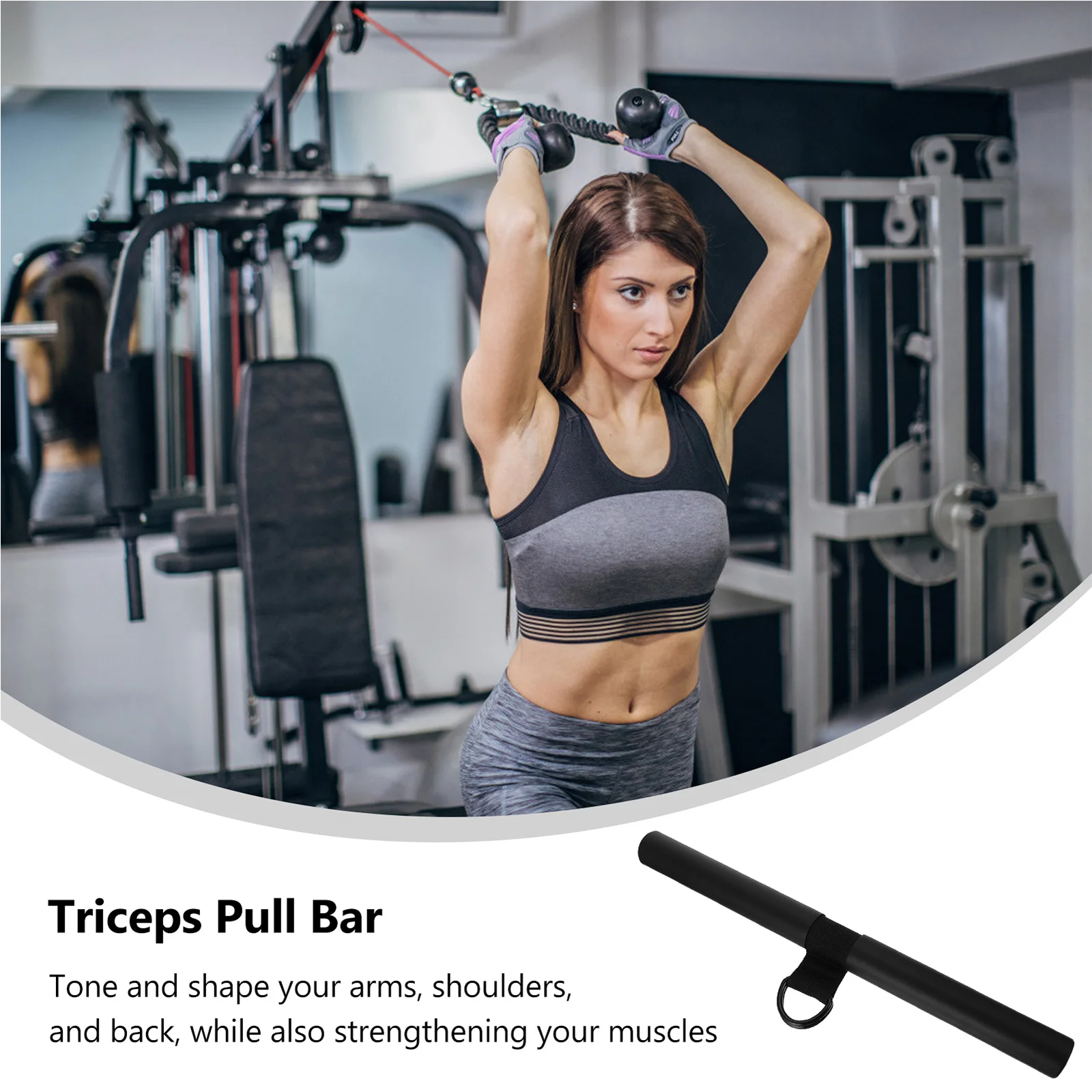

1Pcs Pull Down Accessories Durable Muscle Trainer for Arm Back Shoulder Strength Training Equipment