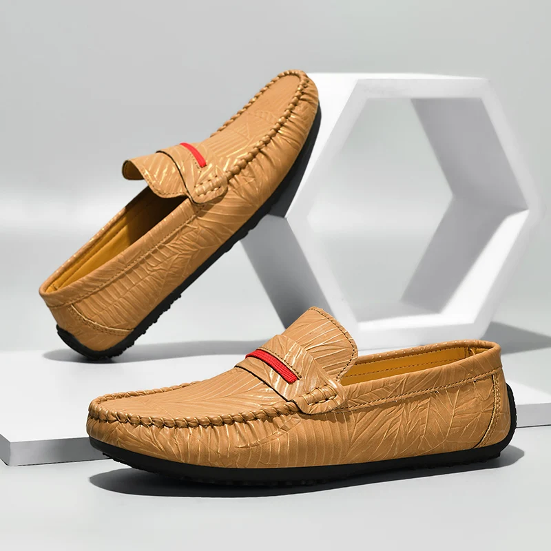 

2025 Summer Versatile Men's Lofu Shoes, One-legged Lazy Casual Shoes, and Lightweight Driving Shoes
