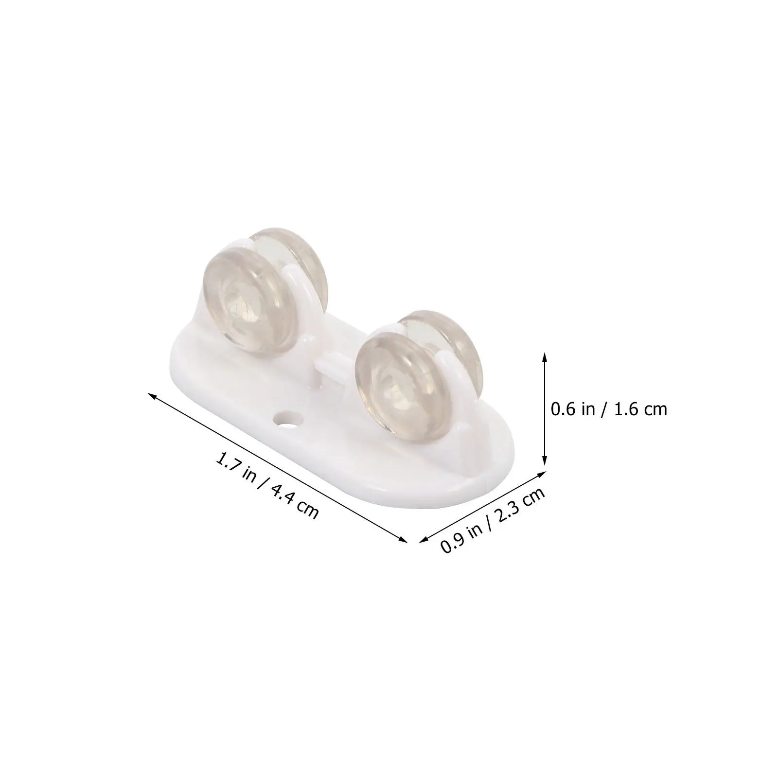 8Pcs Bed Storage Rack Casters ABS Strong Bearing Capacity Self-Adhesive Silent Furniture Wheels for Sideboard Bedside Table