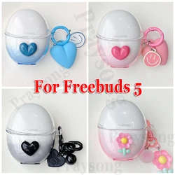 Fashion Cartoon Cover for Huawei Freebuds 5 Case Protective Colorful Cover for Freebuds 5 Case for Huawei Buds Funda Box