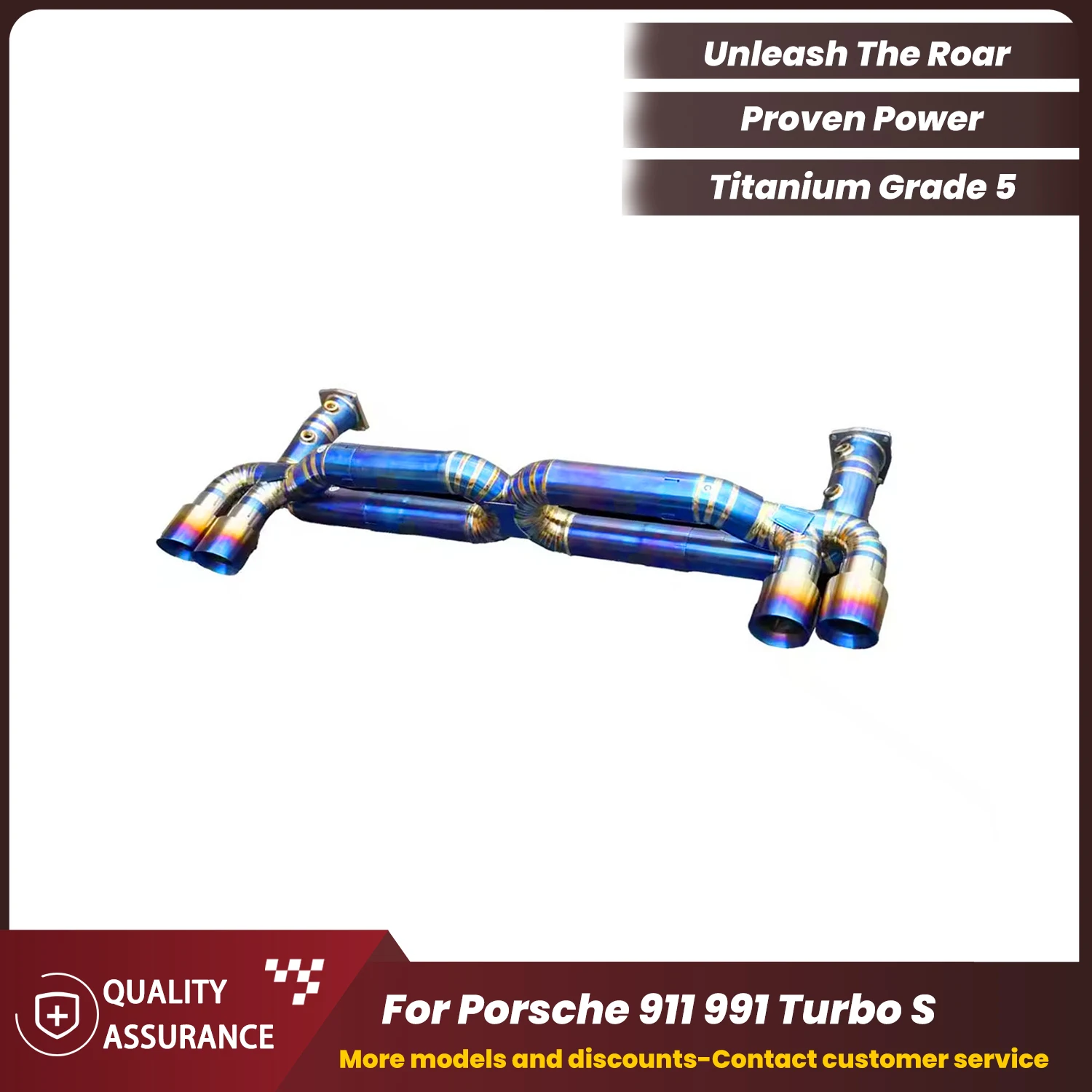 

Supercar Sound Titanium Catback for Porsche 911 991 Turbo S 2013-2019 by ECCF