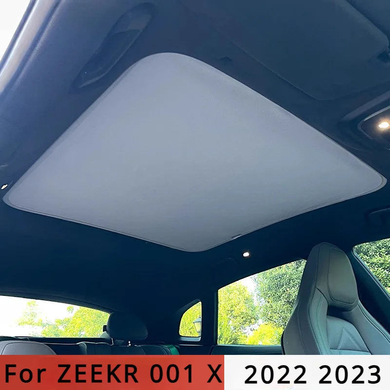 For ZEEKR 001 X Skylight Shade Sun Shield Heat Insulation Curtain Sun Block Window Shade Car Interior Modification 2022 2023