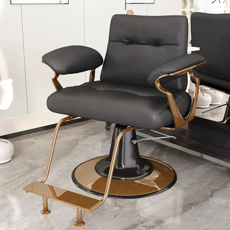 

Creative Aesthetic Barber Chairs Styling Cozy Premium Salon Chairs Ergonomic Design Sillones Barberia Beauty Salon Furniture