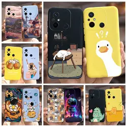 For Xiaomi Redmi 12C Case Stylish Cartoon Cover Soft Silicone Phone Case For Xiaomi Redmi 12C 12 C Redmi12C Fundas 6.71'' Bumper