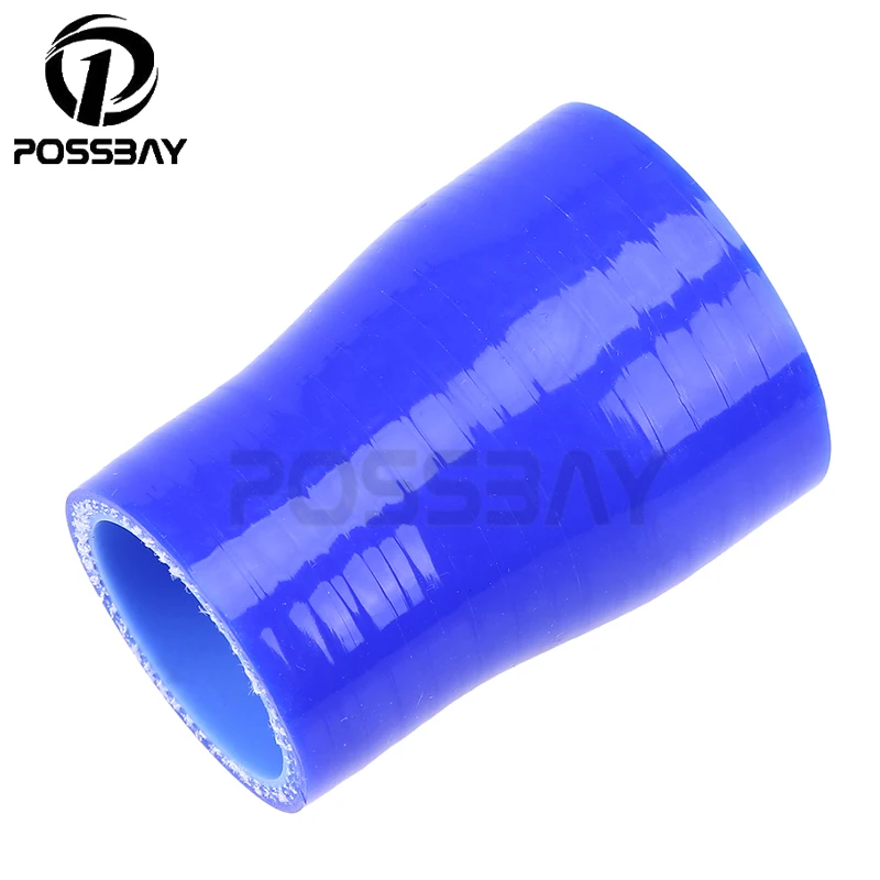 POSSBAY Universal 38-63mm 1.5'' to 2.5'' Auto Car Straight Silicone Hose Vacuum Coupler Intercooler Turbo Water Air Pipe Tube