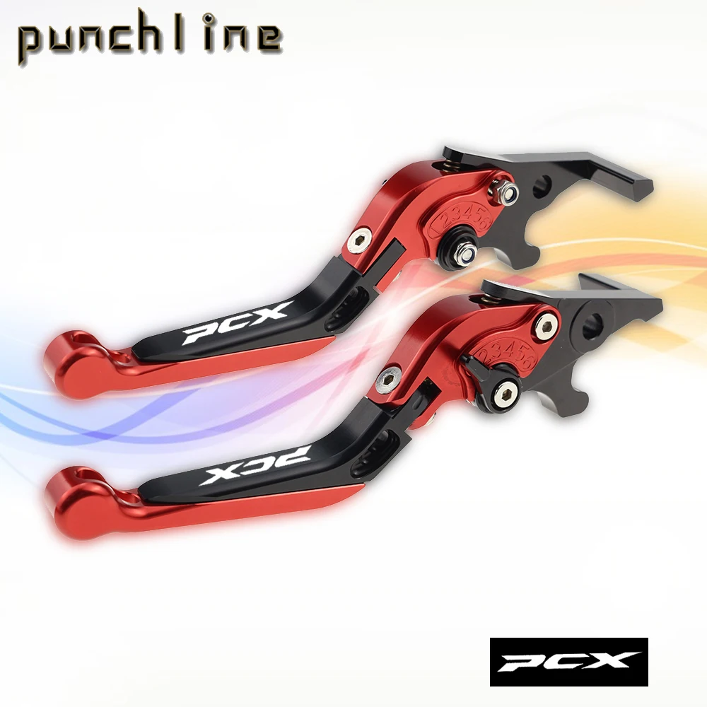 Fit For PCX 125 PCX 150 PCX160 2021-2022 Motorcycle CNC Accessories Folding Extendable Brake Clutch Levers Adapter Disc brake