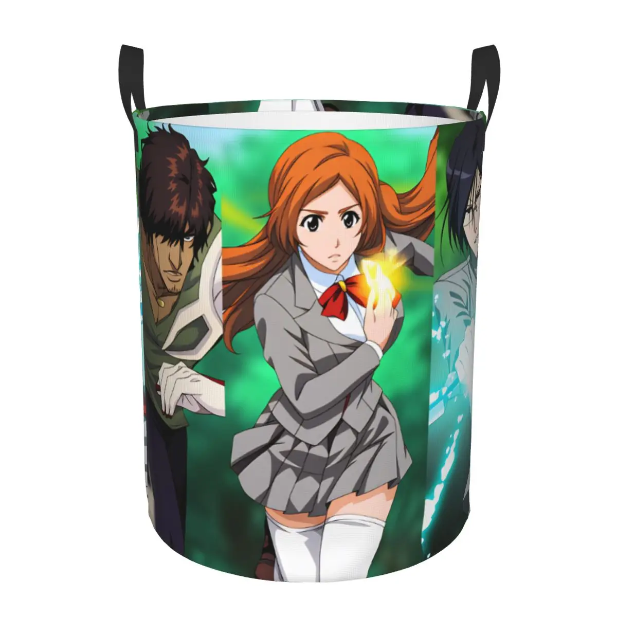 Cesto para Ropa Uryu Ishida Bleach Yasutora Sado Ichigo Kurosaki Orihime Inoue, Bolsa de Almacenamiento de Ropa para el Hogar