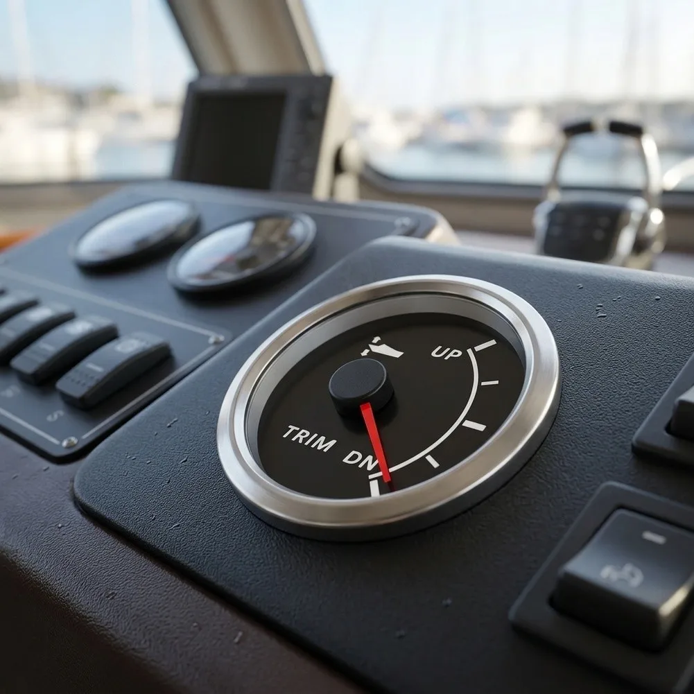 Marine Grade 52mm Balance Gauge Made of 316L Stainless Steel Front Cover and Plastic Housing for Long Term Use
