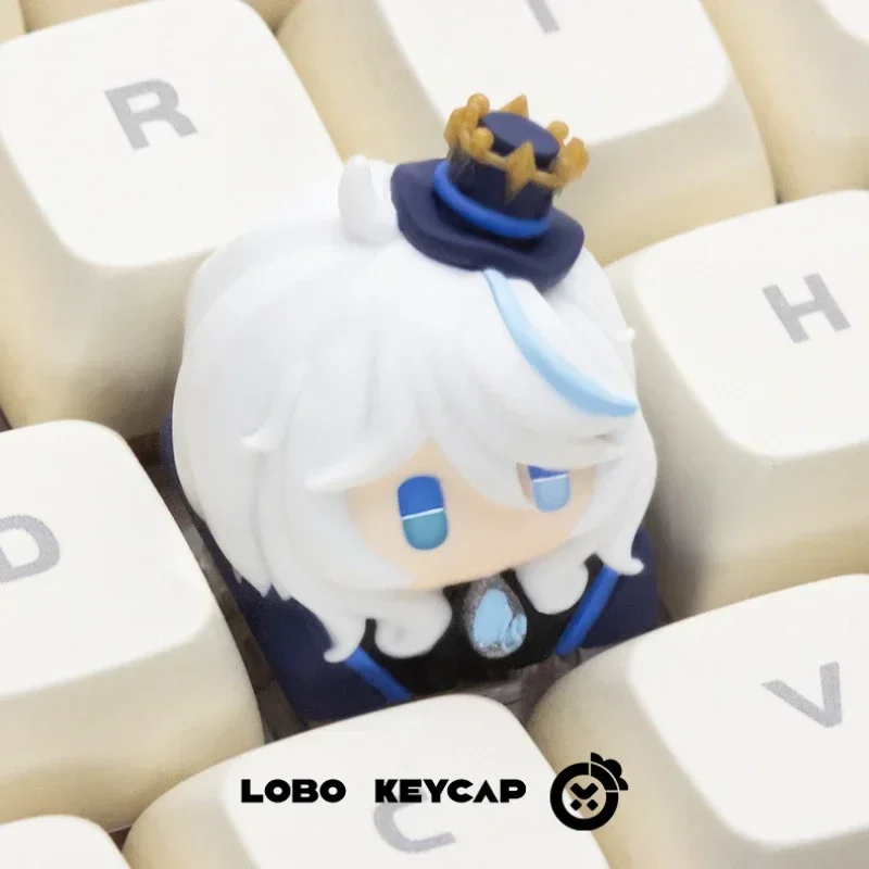 

Genshin Impact Keycaps Custom PBT Resin Original Design Keycap Cute Cartoon Anime Point Key Cap for Gaming Mechanical Keyboard