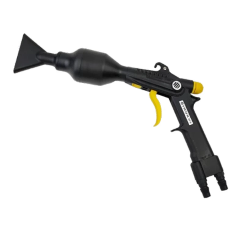 

Water vapor double pipe gun car wash shower high pressure water gun water vapor integrated mixing high pressure gun double pipe