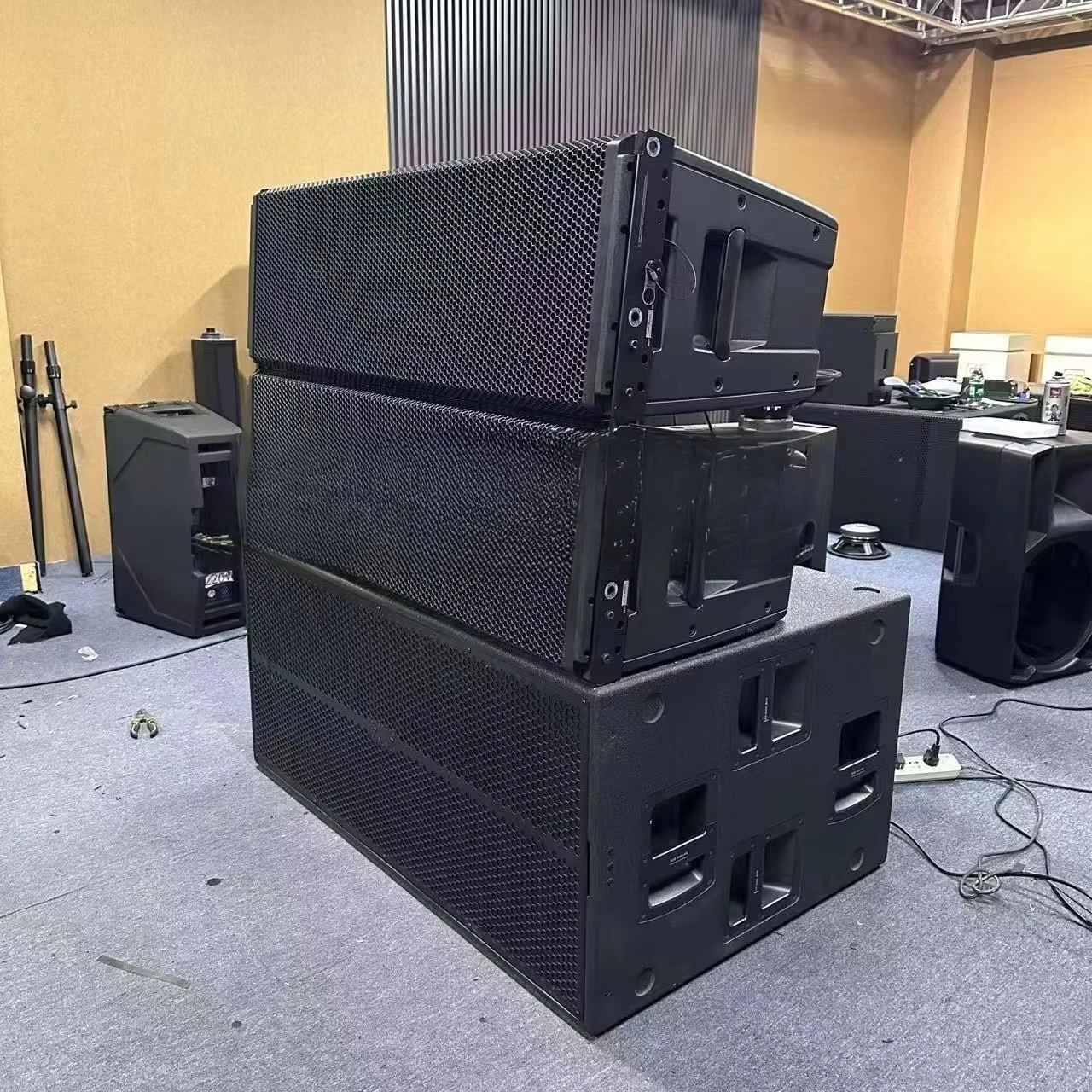50-A 4k 12-Zoll 3-Wege Active Line Array Lautsprecher Powered Sound System Stage Pro Audio