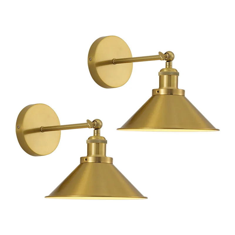 

Indoor wall lamp American iron retro joystick wall lamp Nordic restaurant study industrial style bedroom corridor light