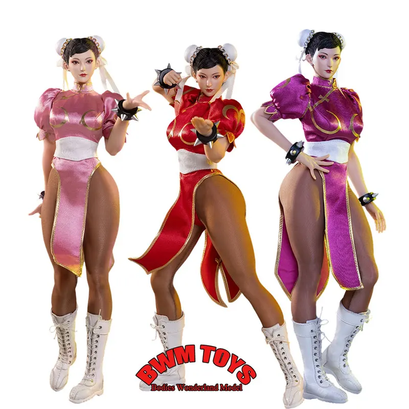 

STAR MAN MS-015 масштаб 1/6 женщина-солдат боевой Чунли розовый/фиолетовый/красная версия 12-дюймовая экшн-фигурка коллекция кукол