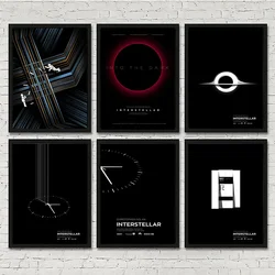 Art Canvas Painting Interstellar Movie Wall Poster and Print Picture Space Universe Astronaut Bedroom Home Art Decoration