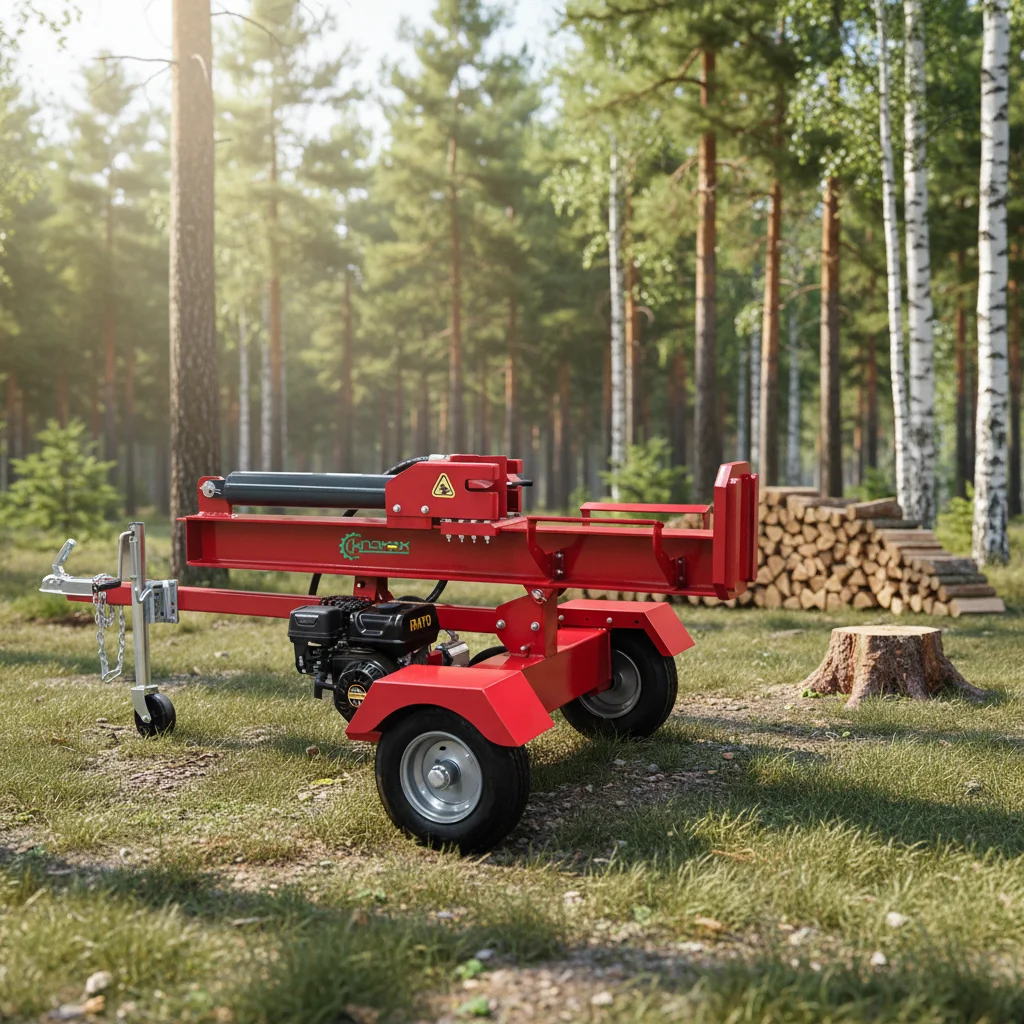 Customized 25 Ton Log Splitter, Hydraulic Log Splitter, Powered Mobile Firewood Processor, Wood Log Splitter, CE Certification