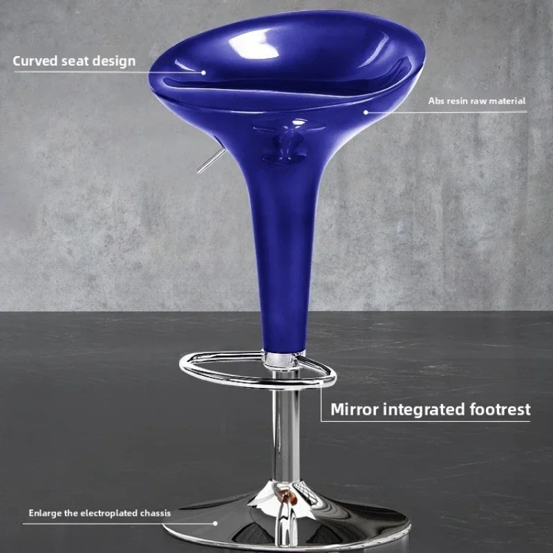 Bar Chair Lift High Stool Bar Stool Backrest Stool High Chair Front Desk Bar Chair