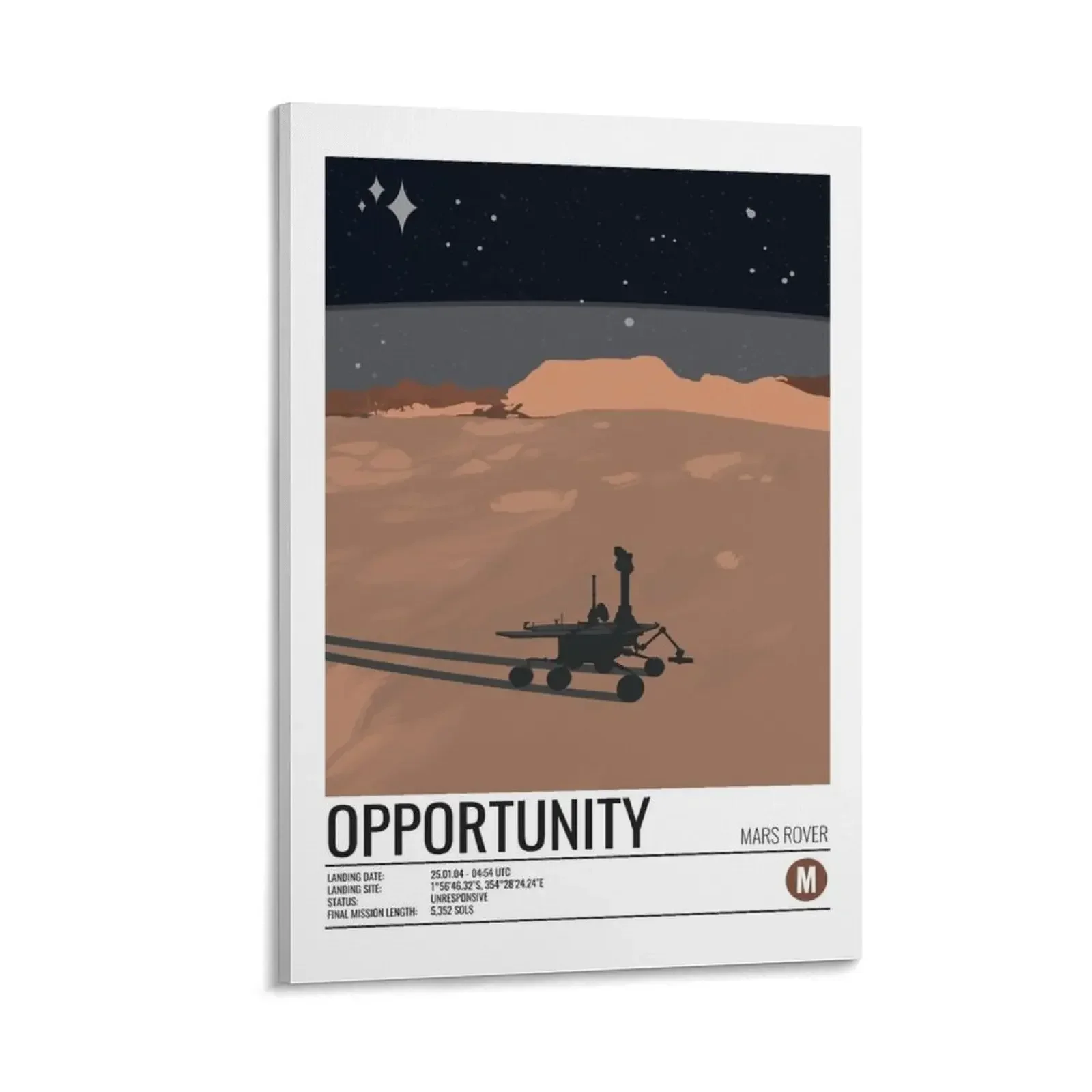

Mars Opportunity Rover Canvas Painting Decoration for bedroom wall decoration paintings Wall decoration frame canvas wall art